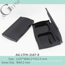 Retro&Elegant Rectangular Compact Powder Case With Mirror AG-LTFH-2167-8, AGPM Cosmetic Packaging , Custom colors/Logo